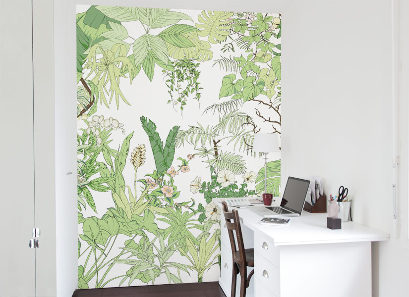 Papier peint Jungle Tropical BALI Medium